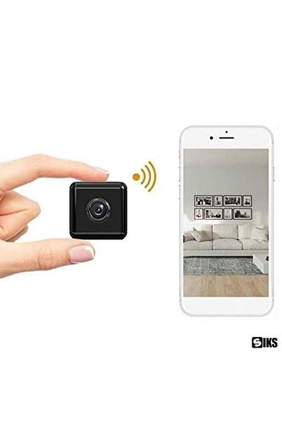 SIKS Mini Spy Camera SIKS, Spy Device With Video Camera and Microphone, WIFI, 1080P HD, Live Broadcast