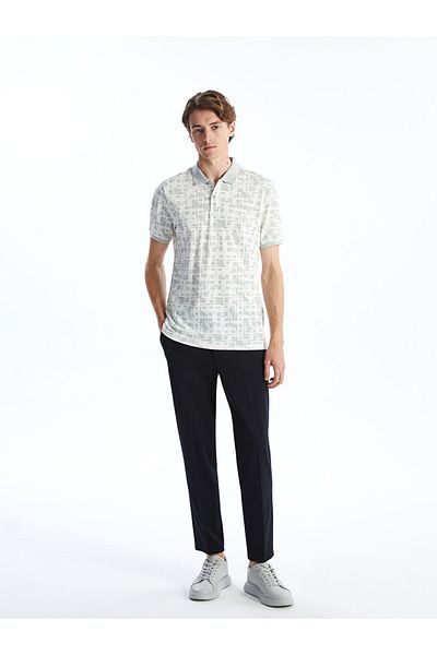 LC Waikiki Ανδρικό μπλουζάκι με γιακά πόλο Slim Fit 100% βαμβακερό ύφασμα πικέ