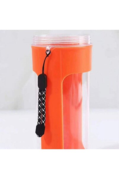 SIKS Blender portabil cu încărcare USB, 6 lame, capacitate 450 ml, portocaliu