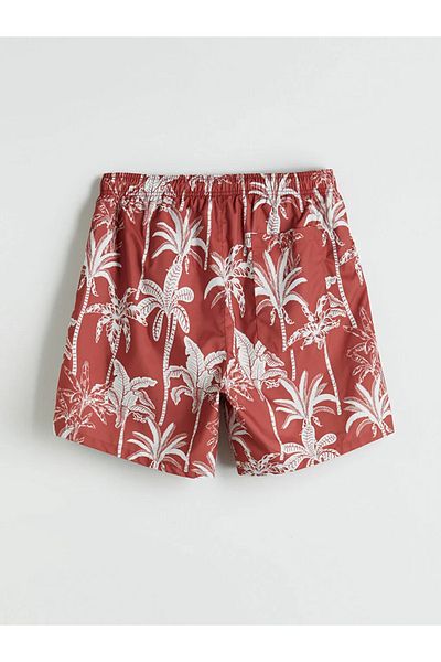 LC Waikiki Xside Brown Short Length Patterned Men's Swim Shorts