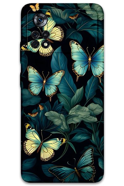 Gramaphone Poco X4 Pro 5g Compatible Butterfly Pattern Phone Case + Screen Pr...