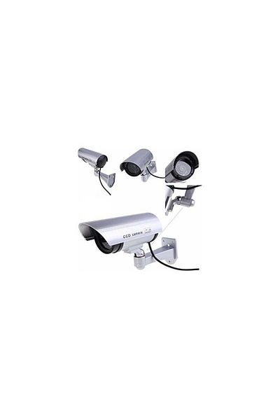 SIKS ® Fake Outdoor Surveillance Camera With Led Light