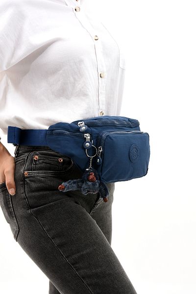 OLDSO Sanmorris Unisex Water Resistant Crinkle Fabric Adjustable Waist and Shoulder Bag 3043