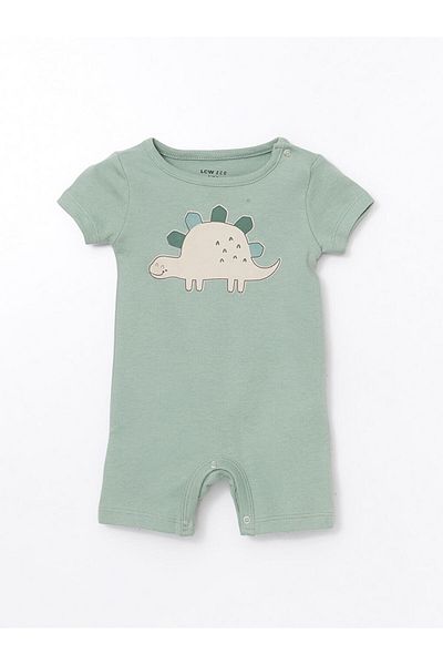 LC Waikiki New Season Crew Neck Printed Baby Boy Jumpsuit - S5Jl41Z1