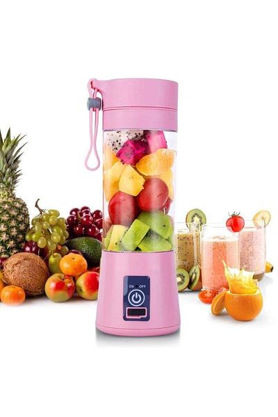 SIKS ® 2-blade Mini Portable Blender, 380 Ml, Pink