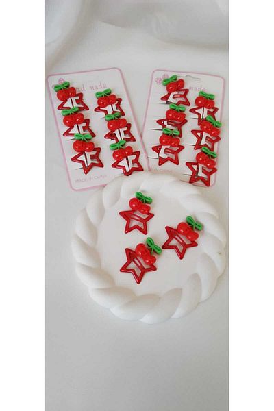 EMKSHOP Set of 6 Starred Cherry Buckles