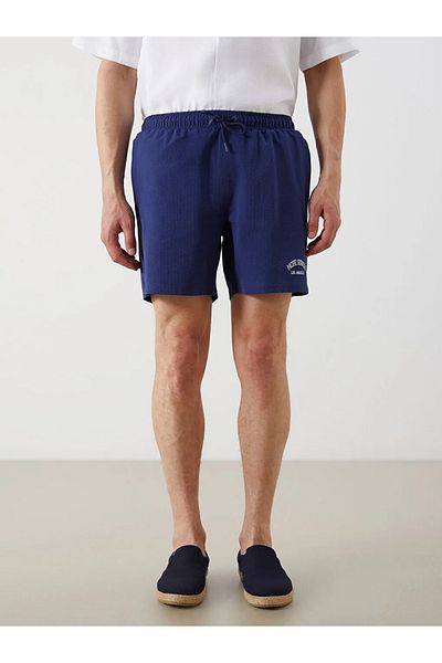 LC Waikiki Southblue navy blue short length men's swim shorts
