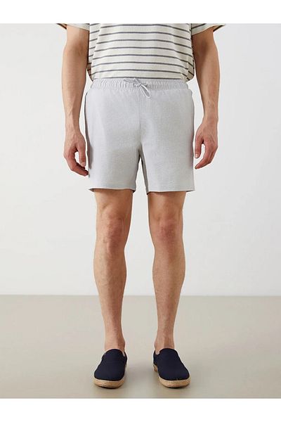 LC Waikiki Southblue Gray Short Length Men's Swim Shorts
