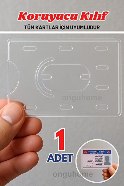 ongu home Tüm Kartlar Için Kart Koruyucu Kılıf Kimlik Koruyucu Kredi Kartı Kı...