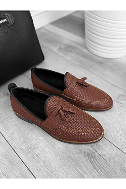 dehaine Men's casual loafers made of vegan leather, 12216, black