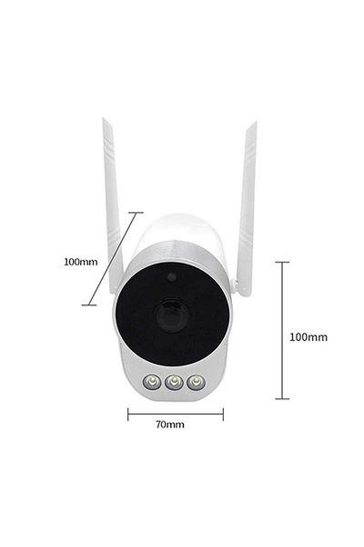 SIKS WiFi Panoramic Intelligent Camera, Model 7, 160°, DC12V/2A, Card Slot, 3LED, Baby Monitor