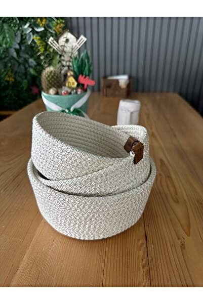 KODAL Οργανωτής καλαθιών από γιούτα 3 τεμαχίων