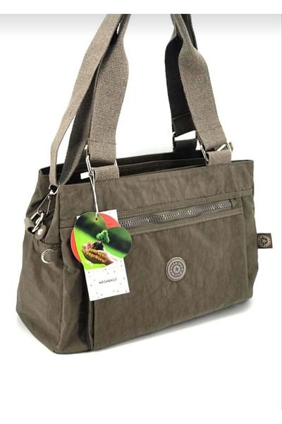 MEGA ÇANTA Women's Multi-Compartment Shoulder and Crossbody Bag a Quality (4A Size Book Suitable for School)