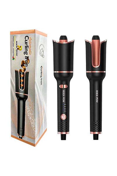ROCK POW Automatic Curling Iron For Long Hair Black