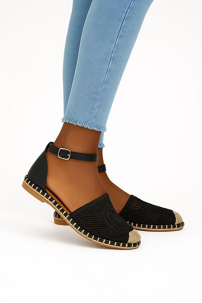 krm dünya ürünleri Handcrafted Elegance: Summer's Indispensable Straw Espadrille Sandals
