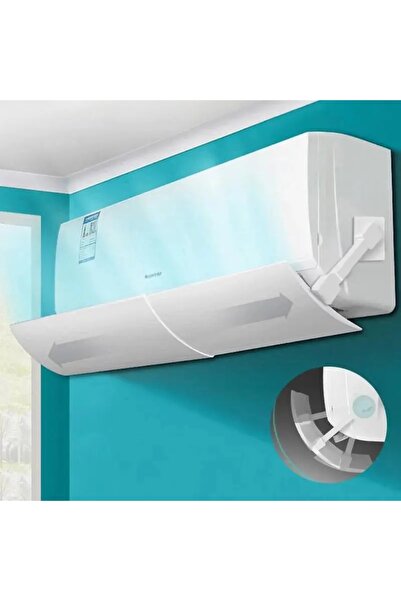 DUHALINE Ayarlanabilir Klima Hava Yönlendirici Aparatı Klima Siperliği 56-100 cm Split Klima Siperliği