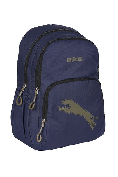RKY SERENITY Greyhound Water Resistant Lined Fabric Multi-Compartment Large Internal Volume Backpack