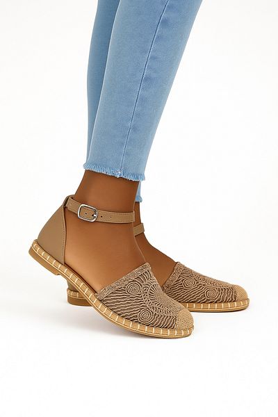 krm dünya ürünleri Handcrafted Elegance: Summer's Indispensable Straw Espadrille Sandals