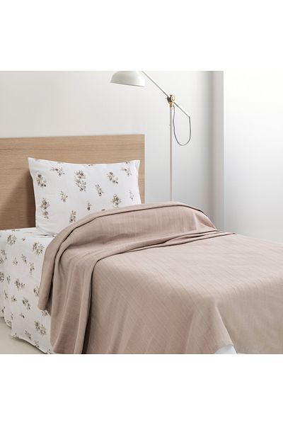 Schafer Home Hera Single Pique Set 3 Pieces-Beige