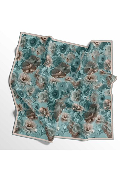 İpekal وشاح قطن ناعم - 05401 - 2025 90 × 90 أخضر نعناعي - 23