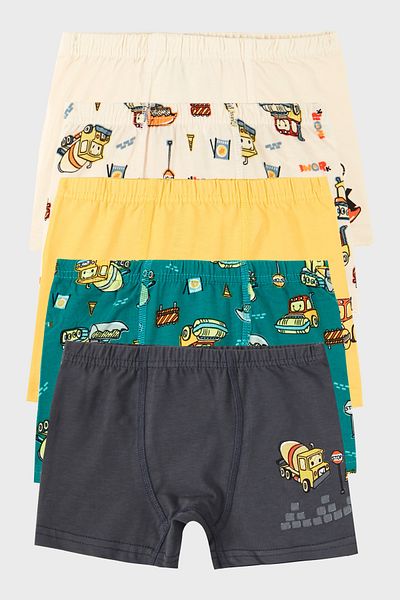 Lela Patterned Stretch Cotton 5 Pack Boxer Boy Boxer 6651012Kepce