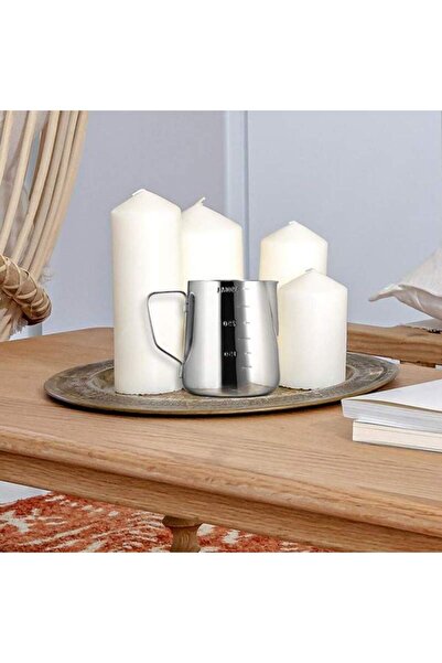 SIKS ® Milk Jug, Milk Frothing Pitcher, Cappuccino, Barista Pitcher Type, 350 ml, Stainless Steel