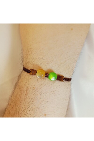 Crystal Atelier Natural Stone Macrame Men's Bracelet – Certified Cat's Eye & ...
