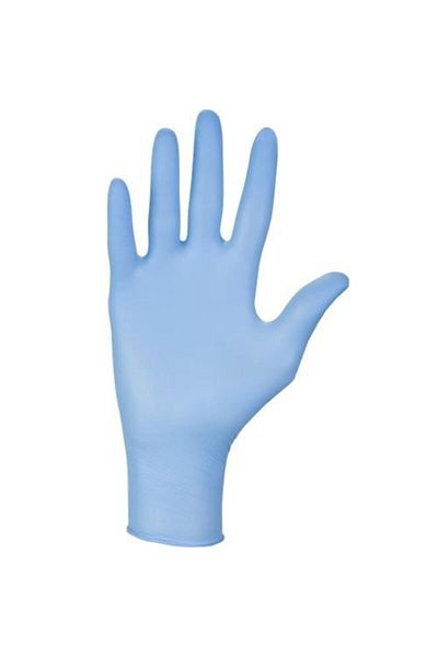 ISO TRADE Nitrile Gloves, Single Use, Powder Free, Blue, Set of 100, Size S, Isotrade