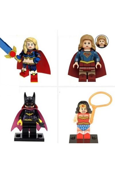 marimari 4 Lü Super Hero Girl Set Compatible Building Blocks