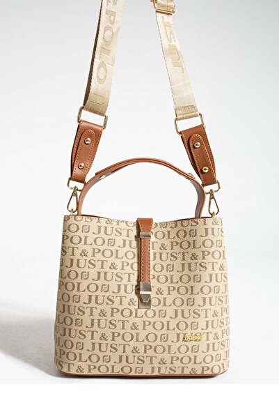 Just Polo Women's 3 Compartment Crossbody Bag Shoulder Bag and Wallet Combination