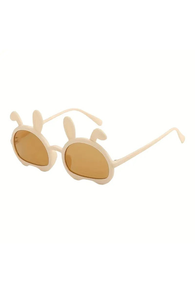 The Cloudish Shop Baby Children's Sunglasses Rabbit Figure - Cream