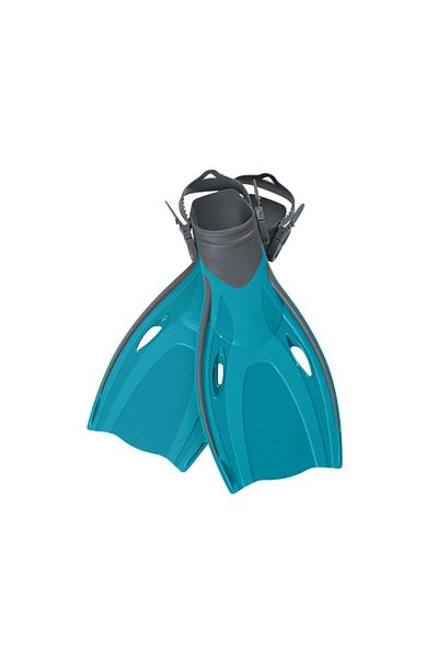 ISO TRADE Swimming fins, flippers, silicone, adjustable size 37-41, 41x22 cm, Bestway