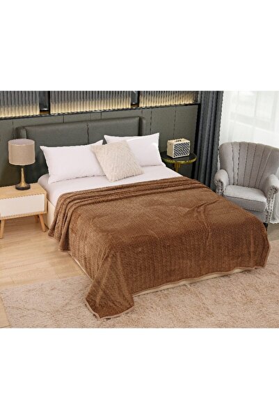 Unicorn Concept Cocolino Blanket, Romb Pattern, 200x230cm, Light Brown