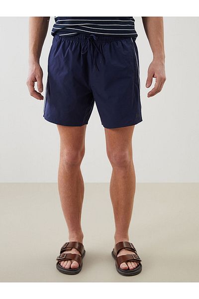 LC Waikiki Pantaloni scurti de baie pentru bărbați, cu imprimeu, de lungime scurtă