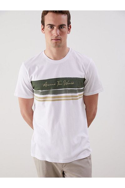 LC Waikiki T-Shirt - Λευκό - Κανονική εφαρμογή