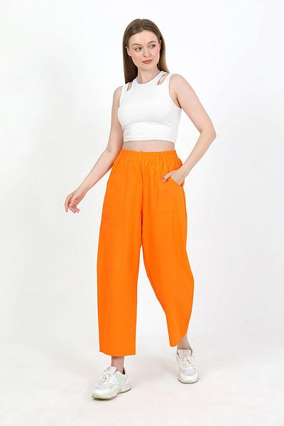 TANISA Rinora Linen Trousers with Pockets Tns-4111