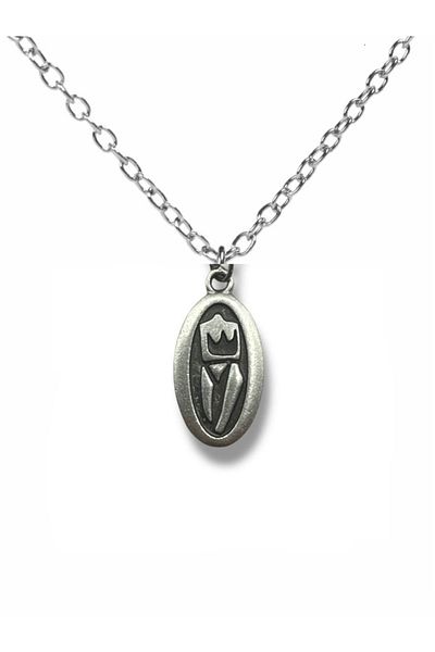 Herşey Nota Poseidon Locket Figured Unisex Necklace |   60 cm Chain Mythological Design