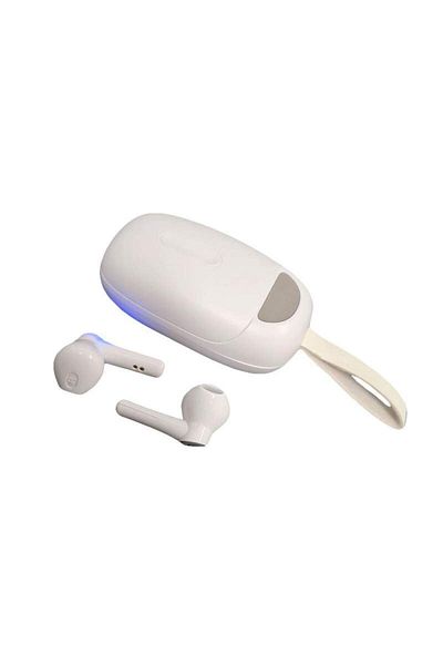 SIKS Căști Bluetooth ®, 5.0, microfon dual, apel HD, afișaj LED inteligent, wireless, cutie de încărcare