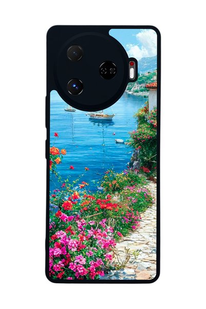 TECNO حافظة Camon 30 Pro Matte Black المتوافقة - سيليكون ناعم، واقي، غطاء ممت...