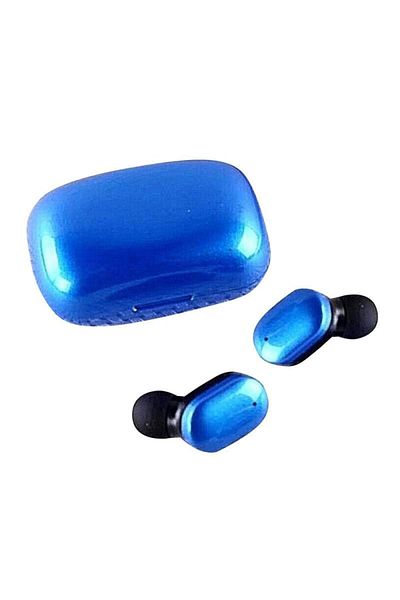 SIKS Căști Bluetooth fără fir AKZ W16 SIKS cu tehnologie BT 5.0, albastre