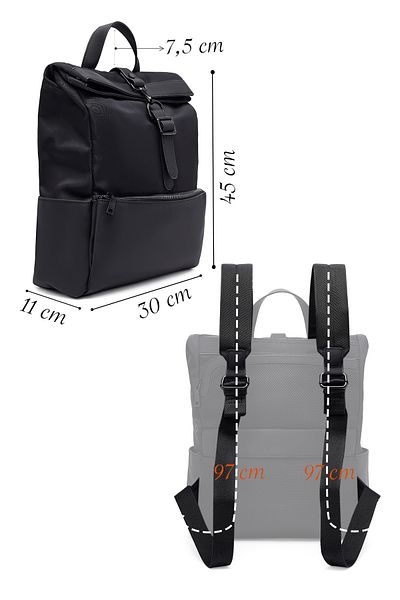 Derimod Women's Black Backpack 24Wbd257814