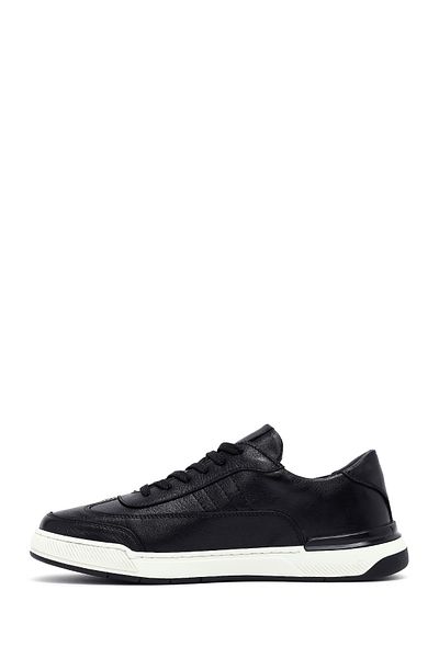 Derimod Men's Black Lace-Up Leather Sneaker 25Sfd688418