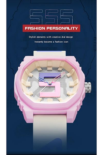 Enjoy Sanda Wristwatch Colorful Design Unisex Product Waterproof Fun Durable Model