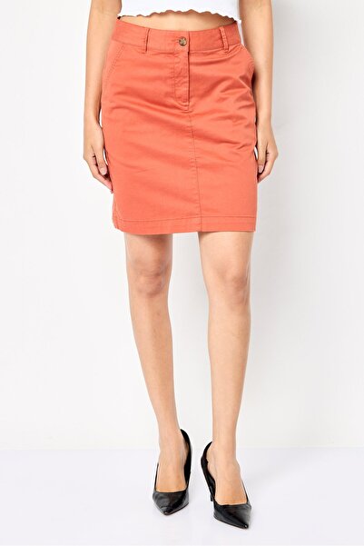 Gant تنورة قصيرة نسائية سادة، صدئة