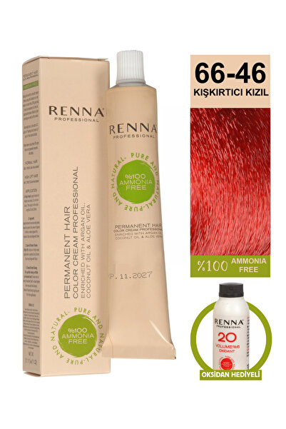 Renna Organik Kışkırtıcı Kızıl Saç Boyası (AMONYAKSIZ)