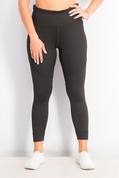 Puma Women High Waist Rib 7 and 8 Tights, Black