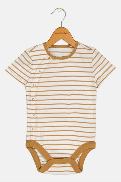 GAP بدلة جسم مخططة للأولاد الصغار، من اختيارات First Favorites، متعددة الألوان