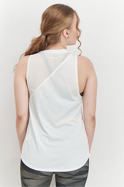Puma Women Regular Fit Sleeveless Training Stardust Crystalline Tank, Whiite