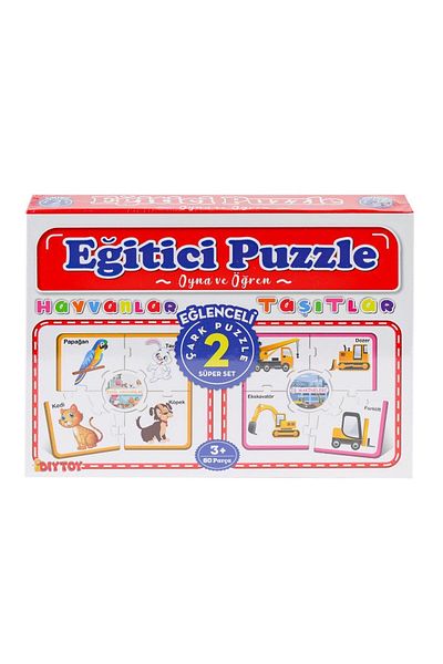 roztomily 7196 Wheel Puzzle Animals