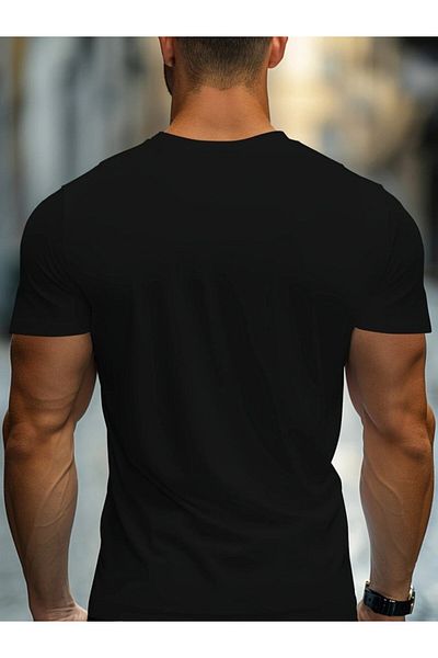 Kokosh moda Ανδρική κοντομάνικη μπλούζα βισκόζης με λαιμόκοψη V